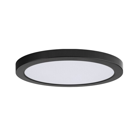 Maxim Lighting Chip 12'' 22W RD LED Flush Mount, Black 57696WTBK